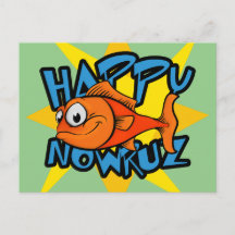 Goldfish Smiling Sol Persian New Year Nowruz