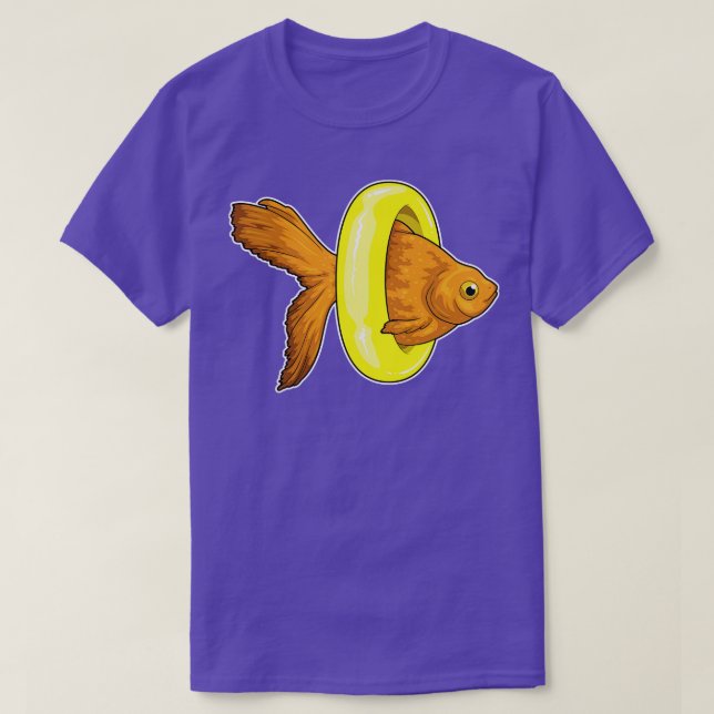 Goldfish Swimming Livbuoy T Shirt (Design framsida)