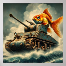 "Goldfish Tank Äventyr" Poster