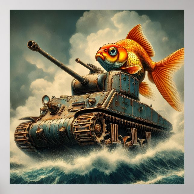 "Goldfish Tank Äventyr" Poster (Framsidan)