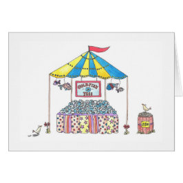 Goldfish Toss Card Hälsningskort