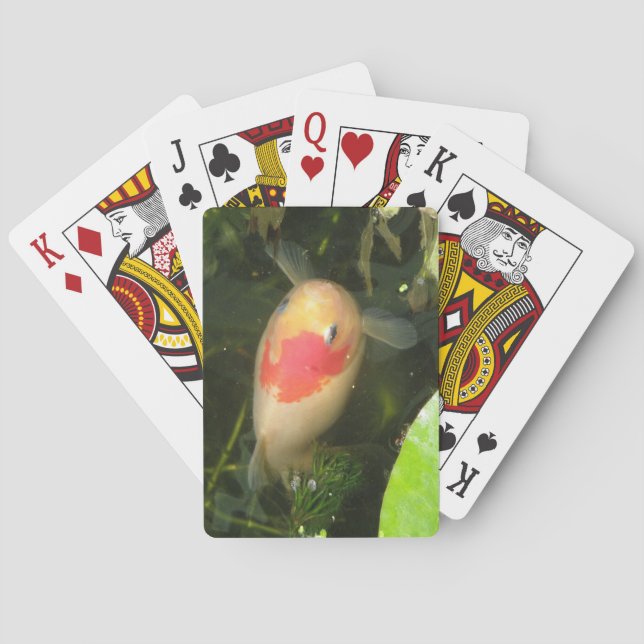 Goldfish-uppspelningskort Spel Kort (Baksidan)