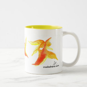 Goldfishies Två-Tonad Mugg