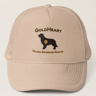 GoldHeart boll Gap med en guld- hjärta Keps