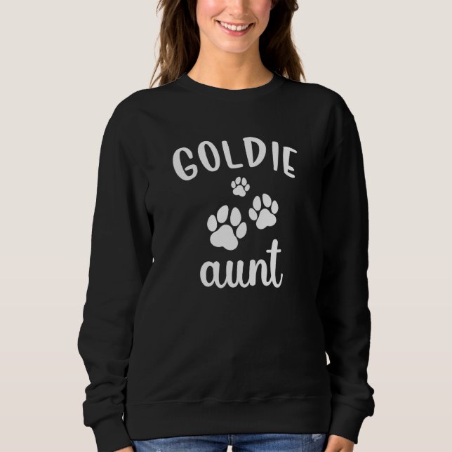 Goldie Aunt Cute Dog Golden Retriever T Shirt (Framsida)