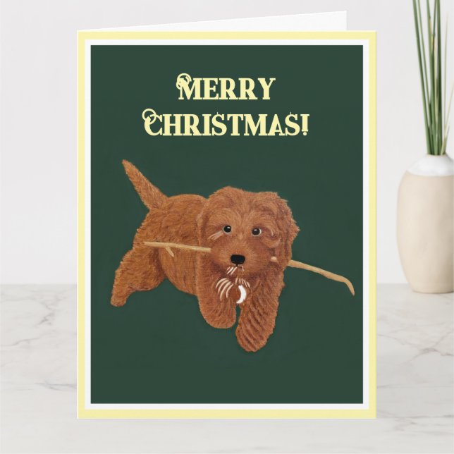 Goldie Doodle Greeting Card Kort (Framsida)