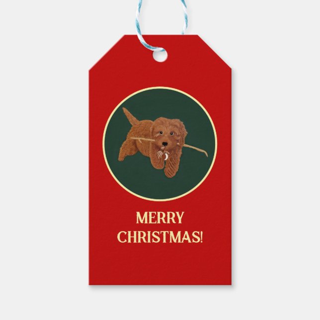 Goldie Doodle Red Presentetikett (Framsidan)