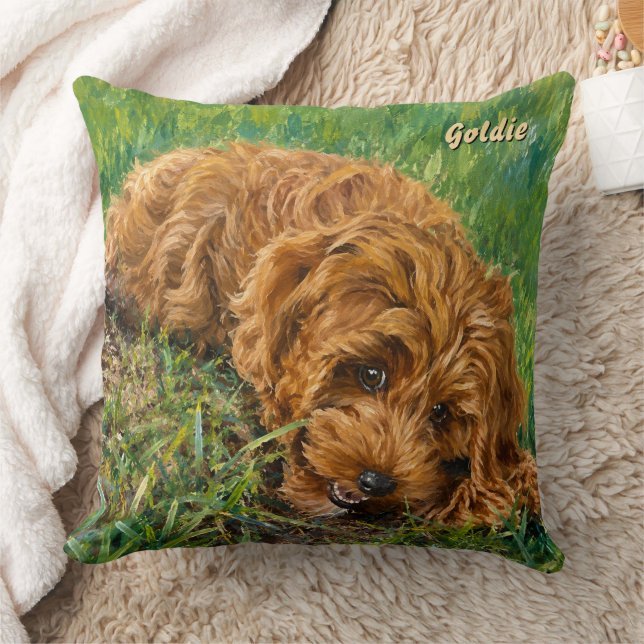 Goldie Doodle Stor Kudde (Filt)