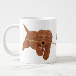 Goldie Golden Doodle Jumbo Mugg