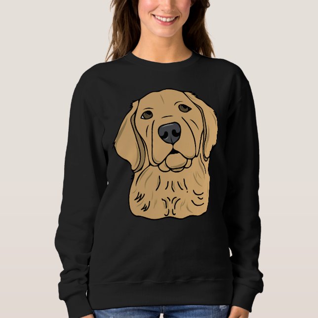 Goldie Golden Retriever 521 T Shirt (Framsida)