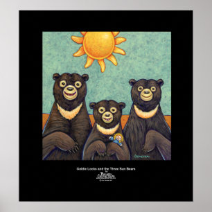 Goldie Locks och de tre Sol Bears Poster