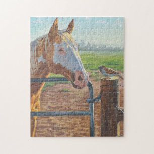 Goldie och Sparrow Puzzle Pussel