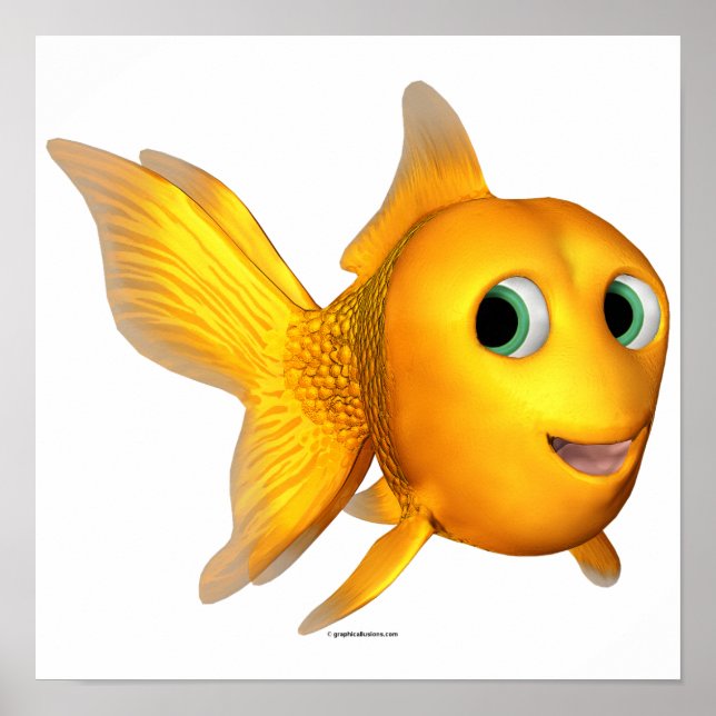 Goldie the Toon Goldfish Poster (Framsidan)