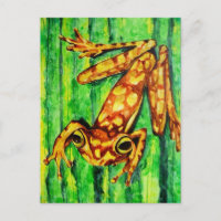 Goldie Träd Frog Postcards