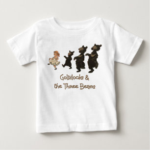 GOLDILOCKER OCH TRE BÄRARE - Björn vid uppspelni T Shirt