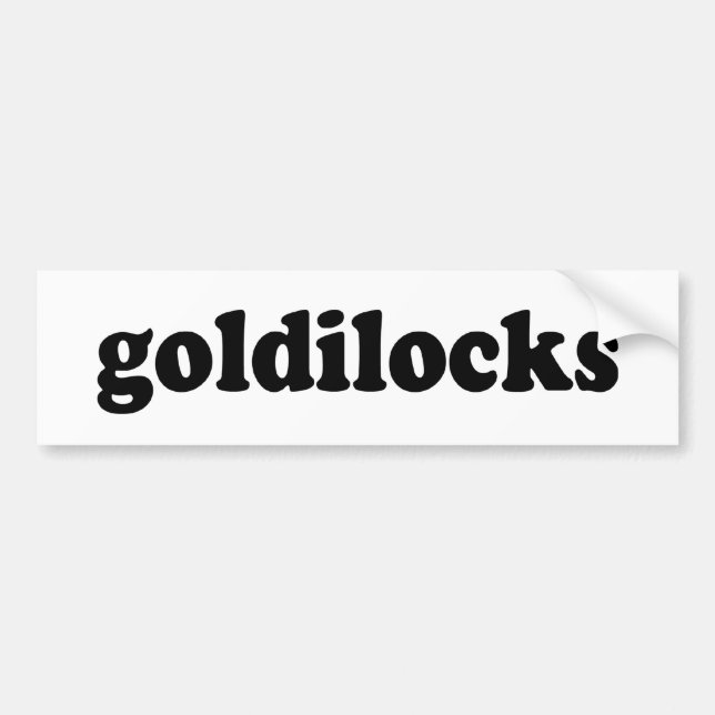 GOLDILOCKS BILDEKAL (Framsidan)