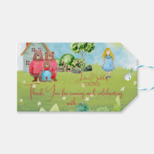 Goldilocks Birthday Tack