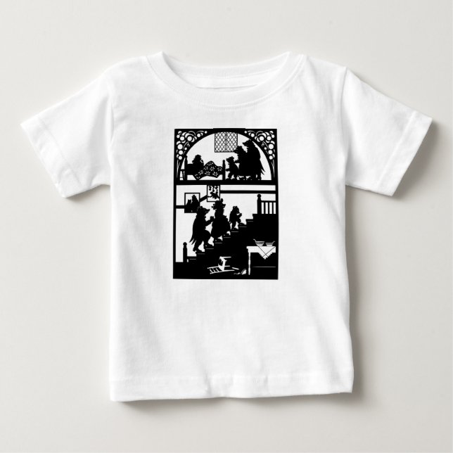 Goldilocks och 3 päron Baby T-Shirt (Framsida)