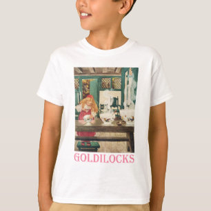 Goldilocks och de tre björnarna tee shirt