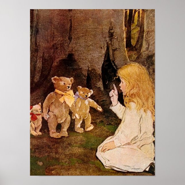 "Goldilocks och de tre pärlorna" Poster (Framsidan)