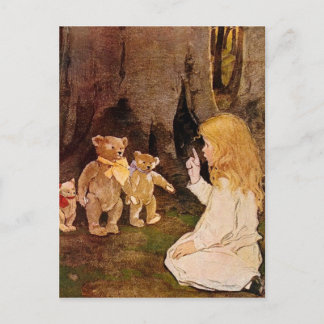 "Goldilocks och de tre pärlorna" Vykort