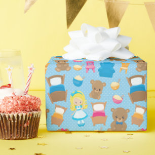 Goldilocks och tre päron presentpapper