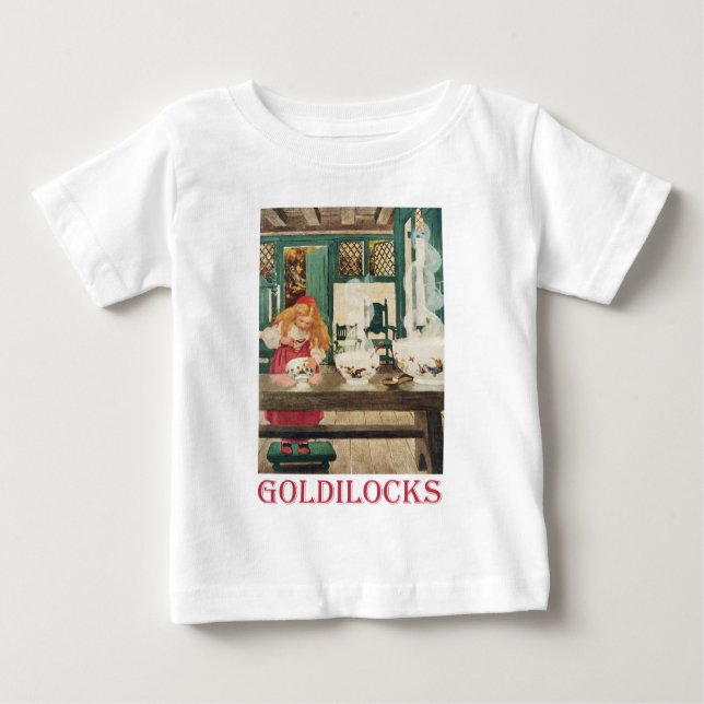 Goldilocks och tre päron t shirt (Framsida)