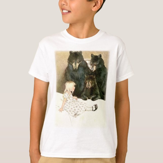 GOLDILOCKS upptäcktes av de tre björnarna T Shirt (Framsida)