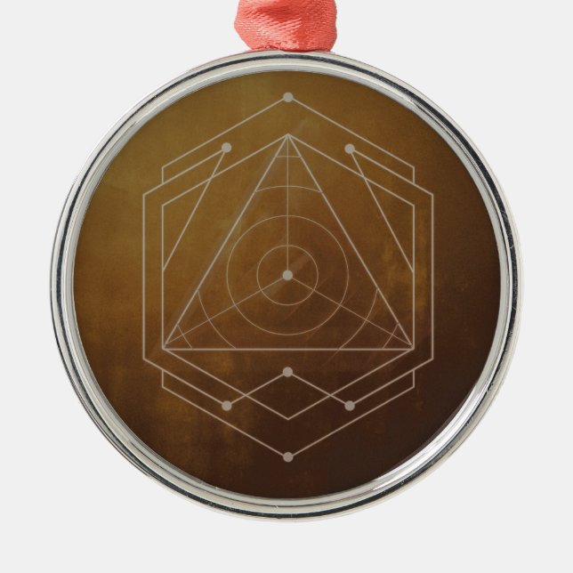 Goldish Julgransprydnad Metall (Framsidan)