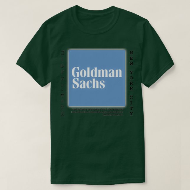 Goldman Sachs T Shirt (Design framsida)