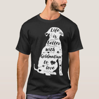 Goldmatiska Hund för Goldmatiska Hund T Shirt
