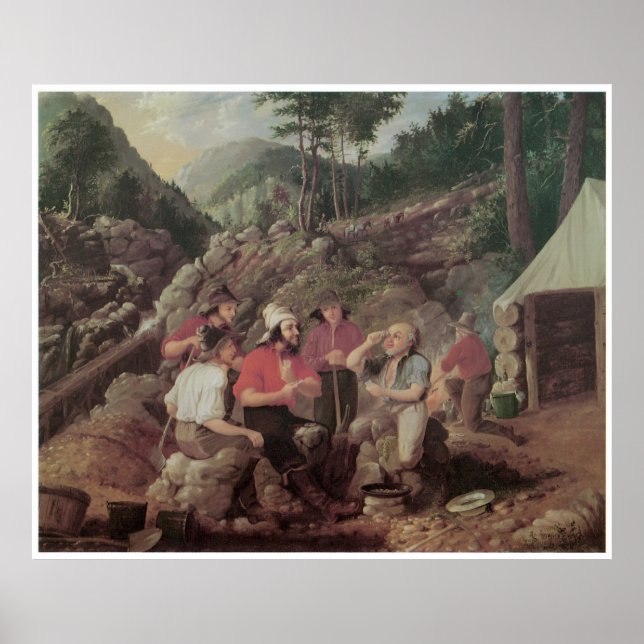 Goldminers, 1858 poster (Framsidan)