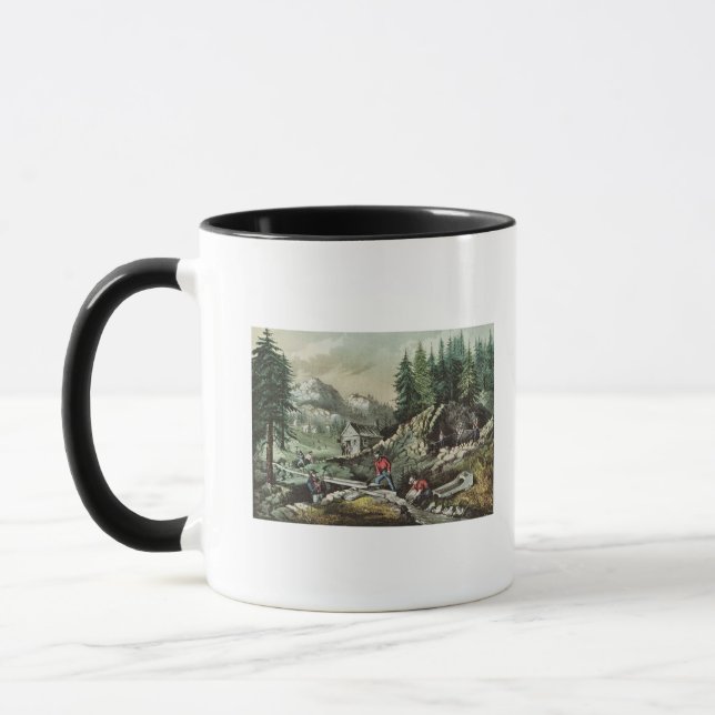 Goldmining i Kalifornien, 1871 Mugg (Vänster)