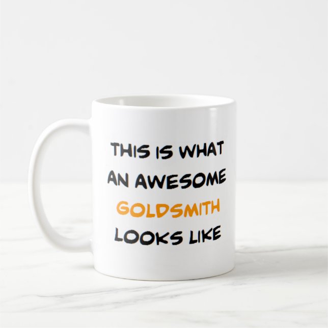goldsmith, fantastisk kaffemugg (Vänster)