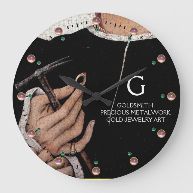 GOLDSMITH,PRECIOUS METALWORKER,GULD JEWELRY ART STOR KLOCKA (Framsida)