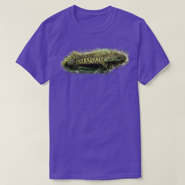 Goldspot Snakehead Channa aurantimaculata 3 T Shirt (Design framsida)