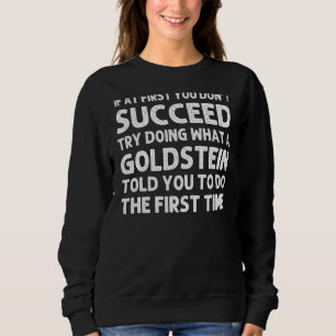 Goldstein Surname Family Träd Birthday Reunion-ID T Shirt