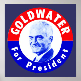 Goldwater 1964 för president poster