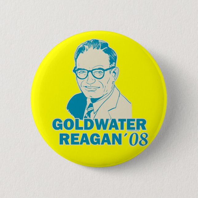 Goldwater Reagan 08 knäppas Knapp (Framsida)