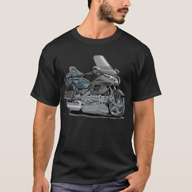 Goldwing Grått Bike bikes-broms T Shirt (Framsida)