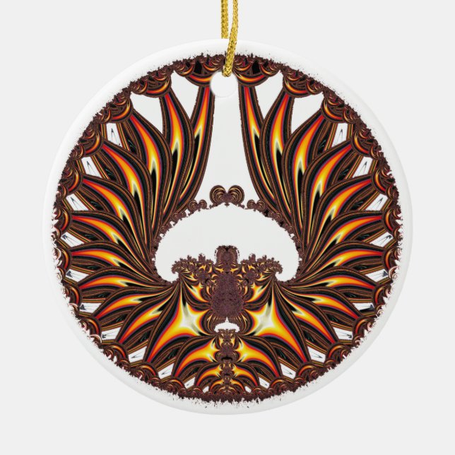 GoldWings Julgransprydnad Keramik (Framsidan)