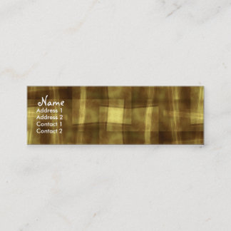 GOLDY-ABSTRACT profilerar kortet Mini Visitkort