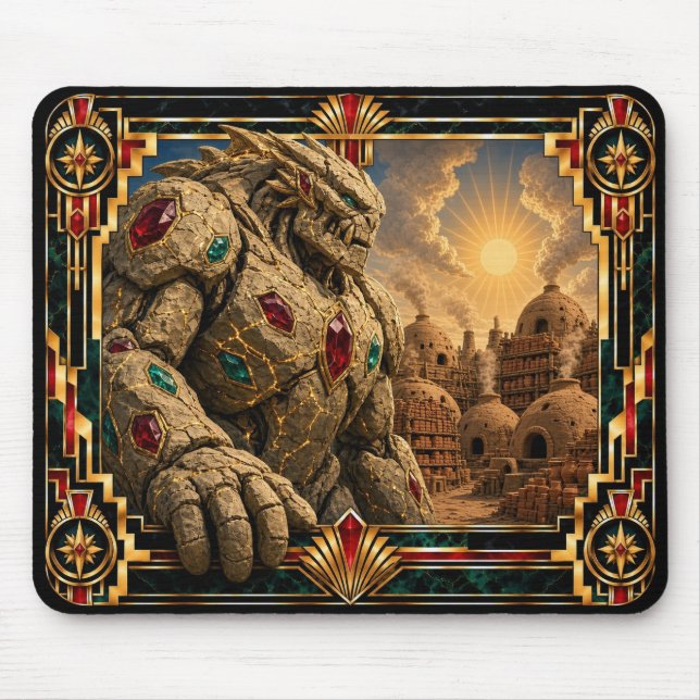 Golem, Art Deco mytisk Musmatta (Framsidan)