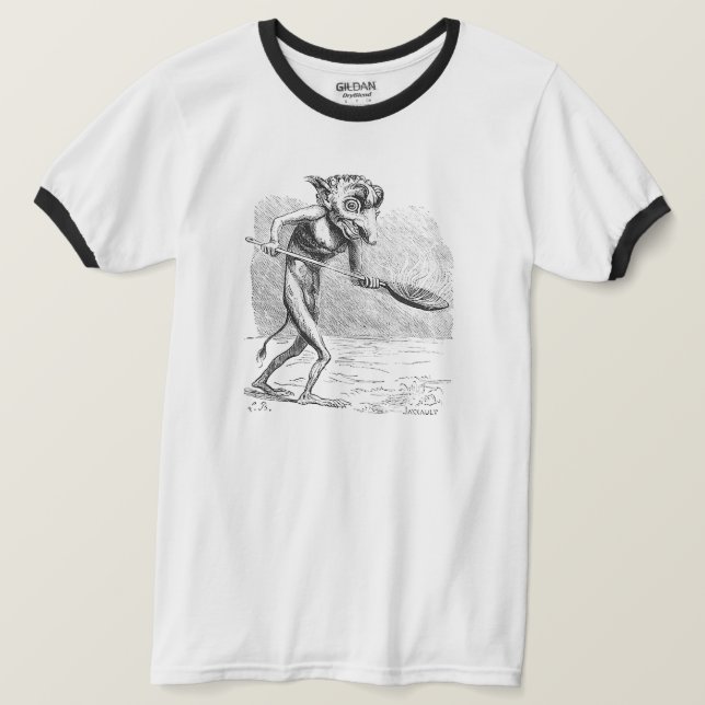Golem eller Homunculus med sked Tröja (Design framsida)
