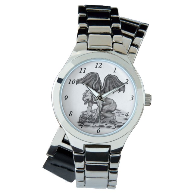 Golem Gargoyle Armbandsur (Framsida)