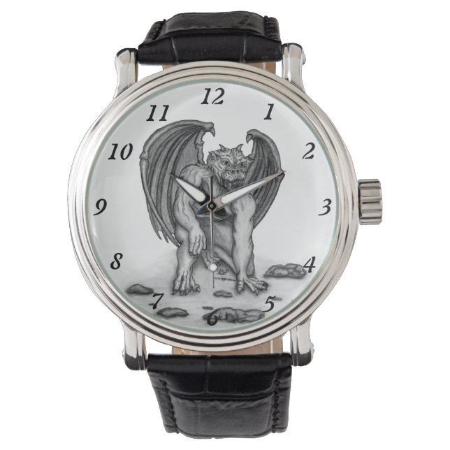Golem Gargoyle Armbandsur (Framsida)