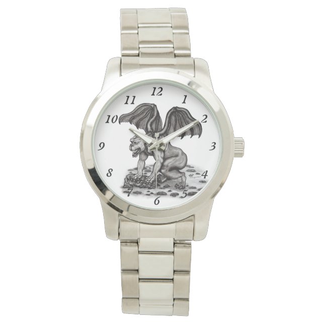 Golem Gargoyle Armbandsur (Framsida)