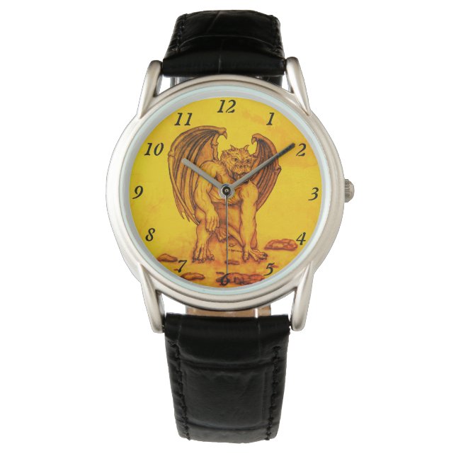 Golem Gargoyle Armbandsur (Framsida)