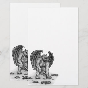 Golem Gargoyle Brevpapper