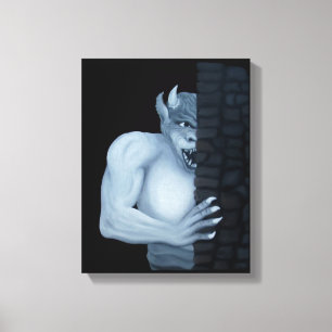 Golem - Gargoyle Canvastryck